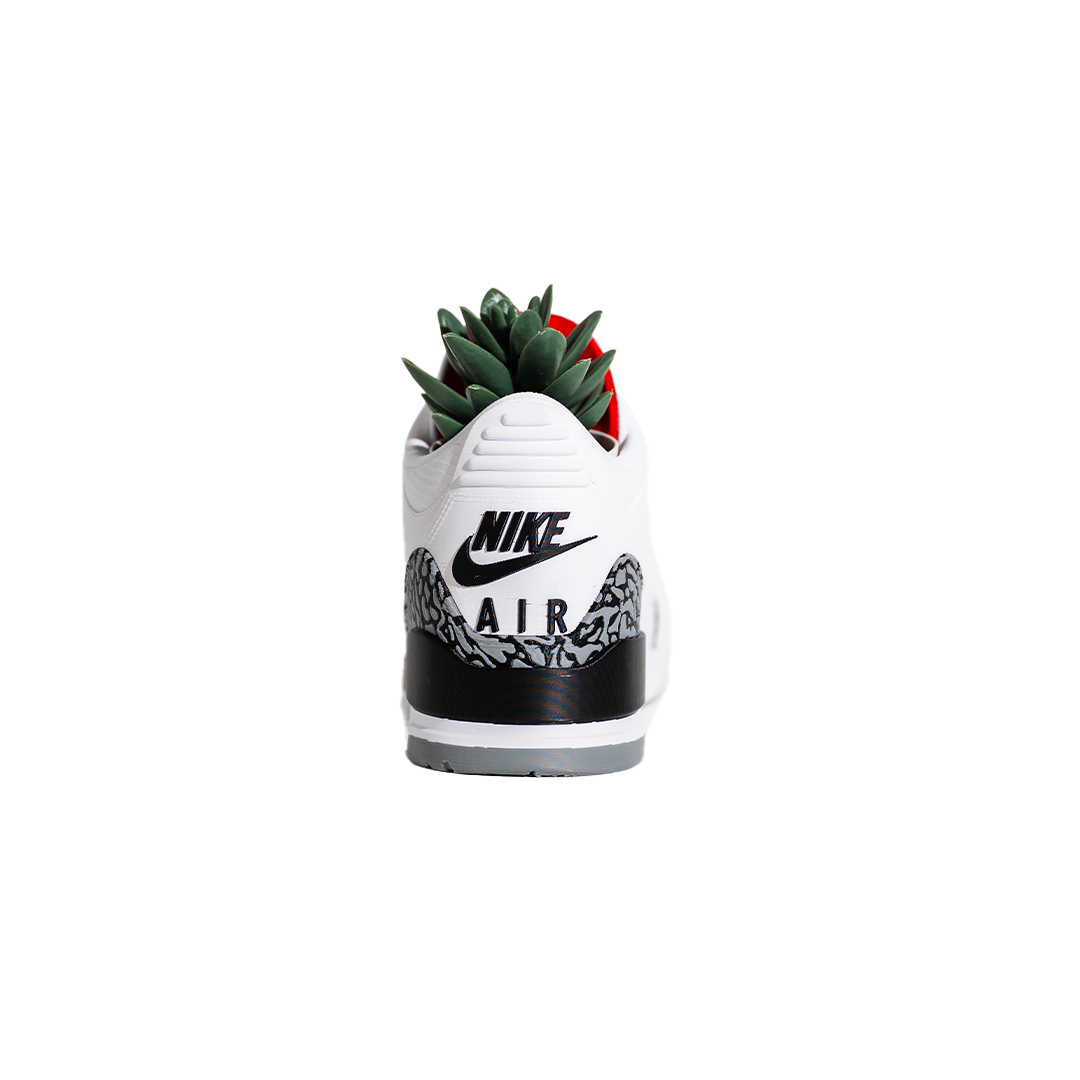 3D Printed AJ3 White Cement Planter