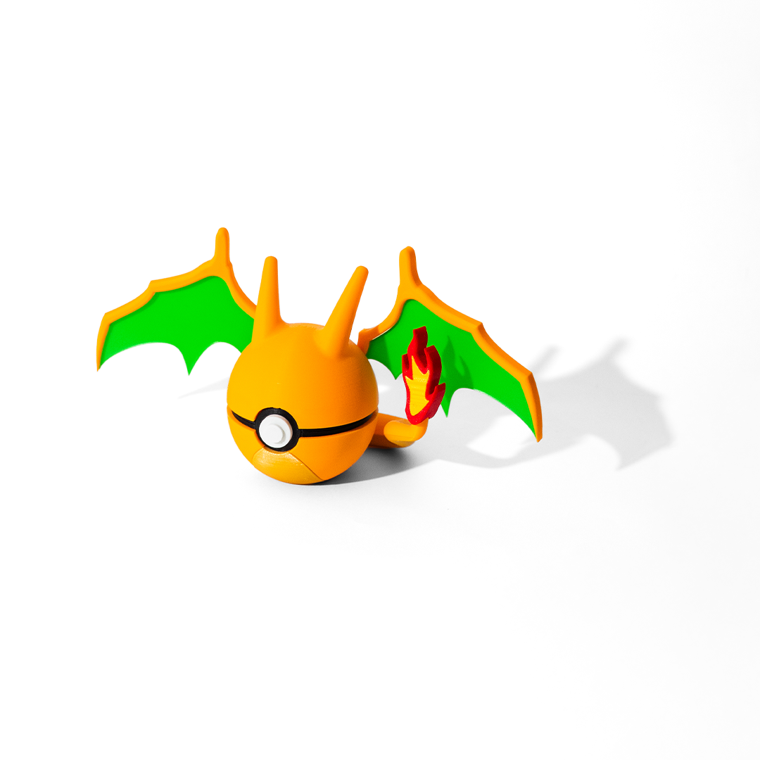 3D Printed Charizard Pokeball