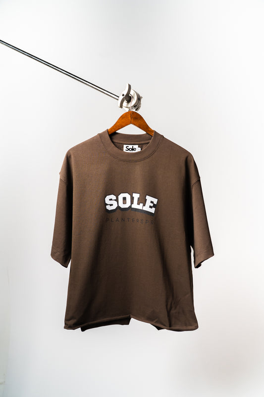 Cropped Brown Tee