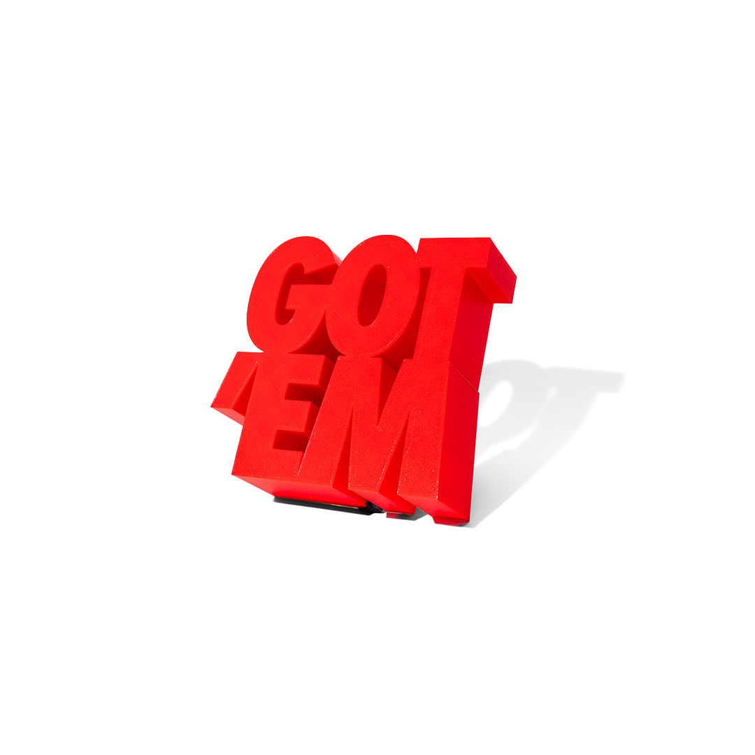 3D Printed Got Em