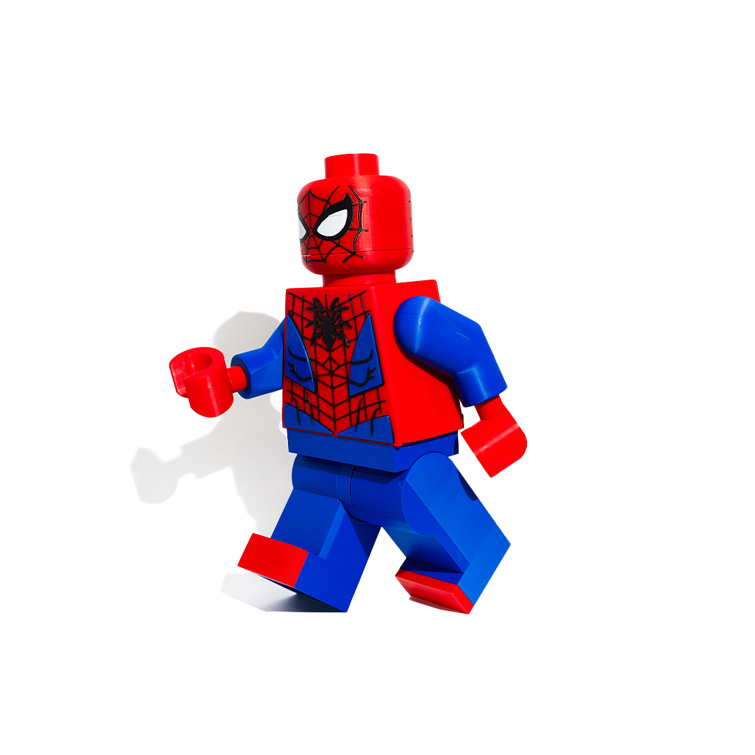 3D Printed Lego Spiderman
